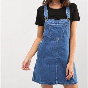 Denim Overall Dress
